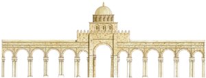 Mosque of Uqba, Kairouan, Tunisia, Main Façade by Fernando Aznar Cenamor